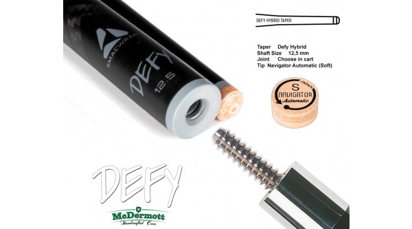McDermott DEFY Shaft 3/8"x10 Joint, 12,5mm, grey ring