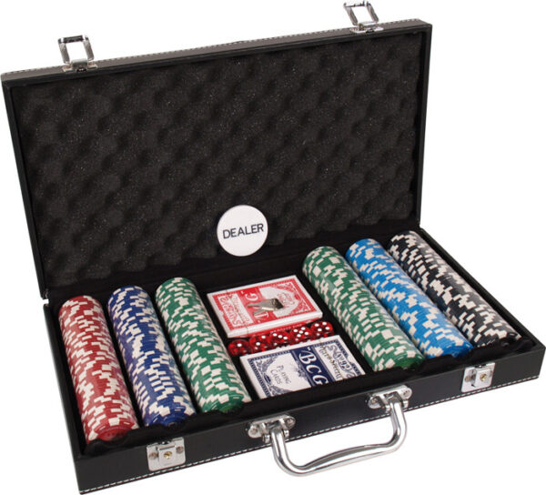 Pokkerikomplekt 300 Nahast 11,5g