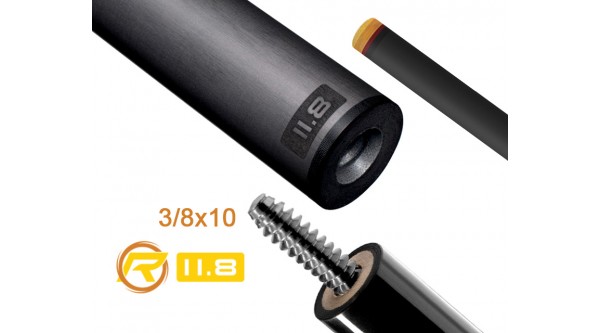 Predator REVO Cue Shaft 11.8mm Carbon, 3/8x10 joint BVP