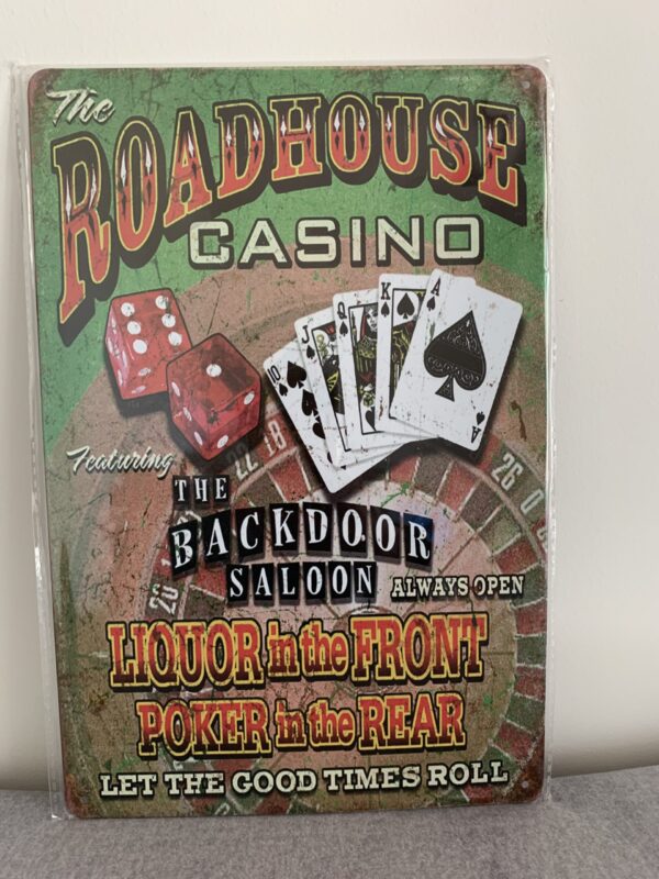 Metall seinapilt Roadhouse Casino