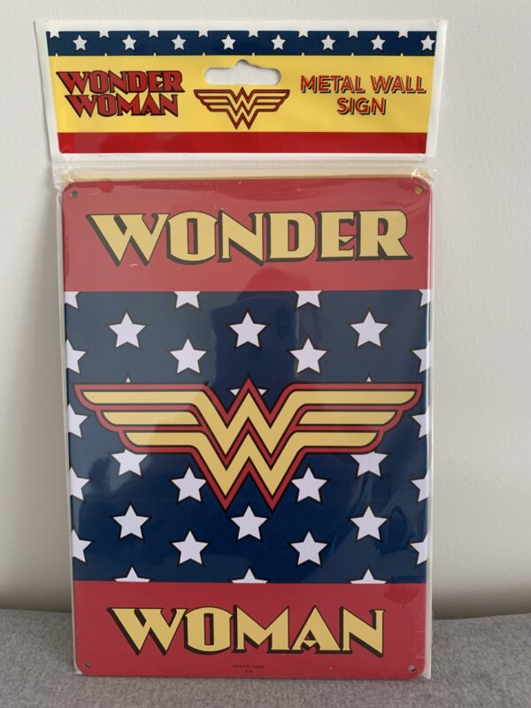Metall seinapilt Wonder Woman
