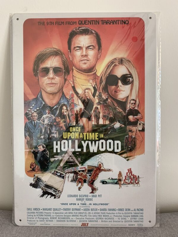 Metall seinapilt Once upon a time in Hollywood