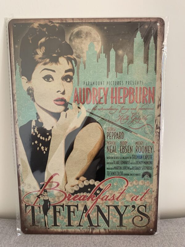 Metall seinapilt Breakfast at Tiffanys