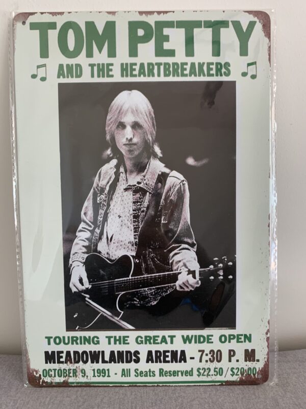 Metall seinapilt Tom Petty