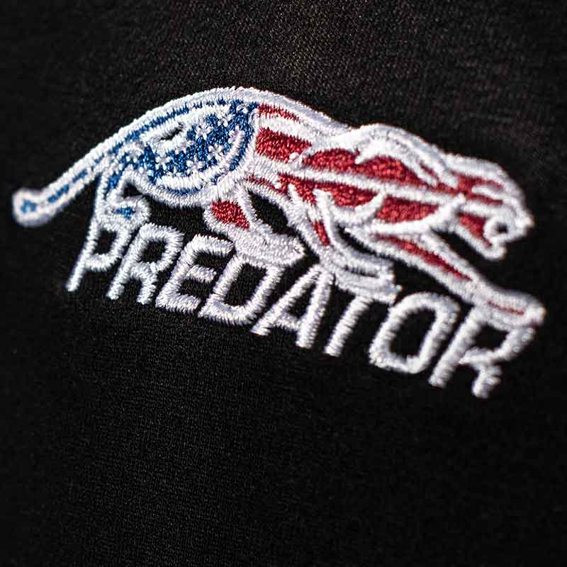 POLO PREDATOR BLACK LOGO USA M (2)