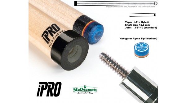 McDermott i-Pro Origin Shaft 3/8"x10 Joint, 12.5 mm