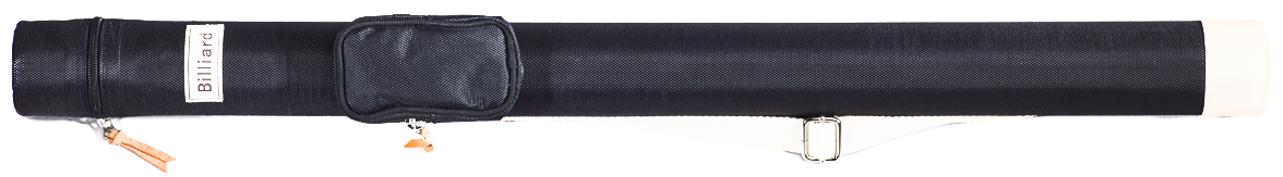 Rund cue case black 1/1