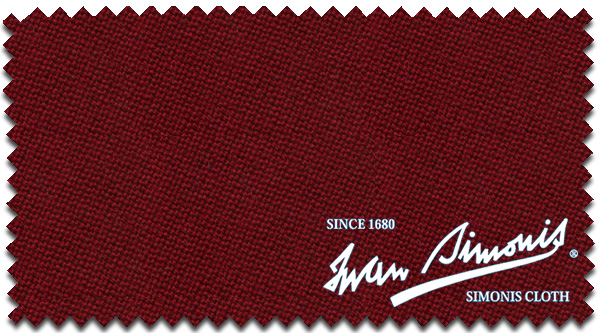 Simonis kangas 860 165cm Burgundia