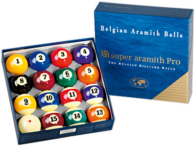 Aramith Super Pro Piljardikuulid - 57,2 mm