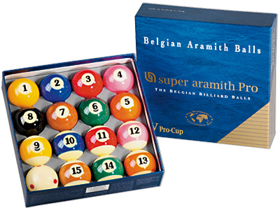 Aramith Super Pro TV Piljardikuulid - 57,2 mm