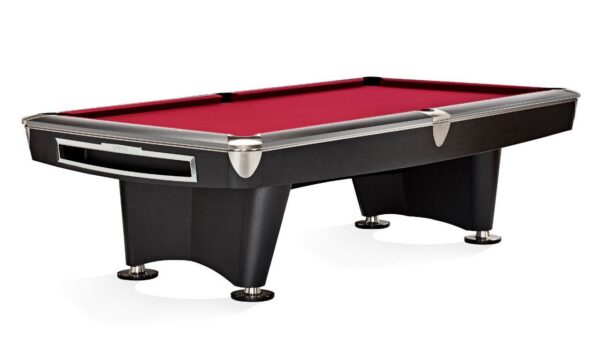 Brunswick Gold Crown VI Matte Black 9ft Nickel Trimm