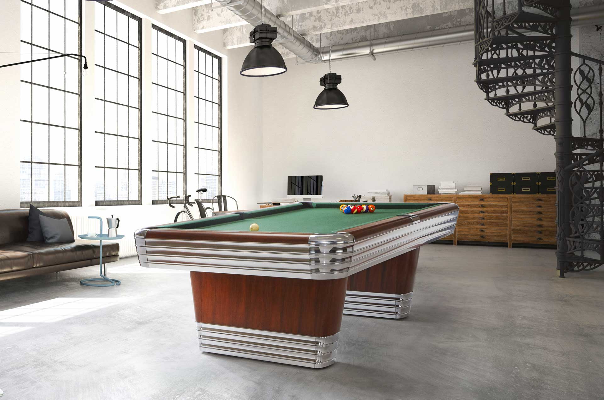 70340-Brunswick-Centennial-Rosewood-chrom-pool-table-room