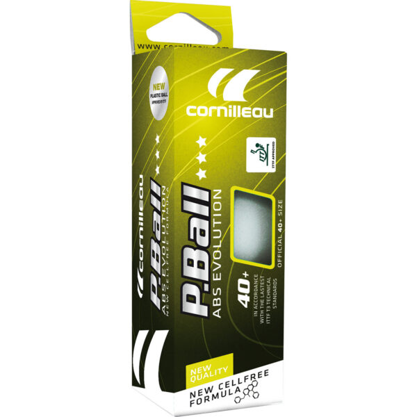 Cornilleau Ball P-ball *** White 3pcs