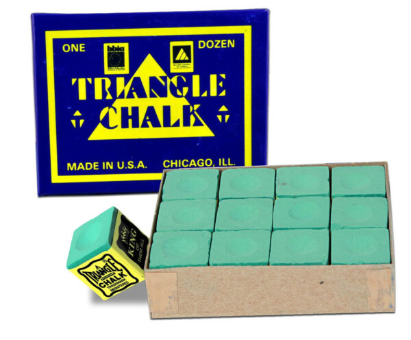 Triangle Chalk Green 12pcs