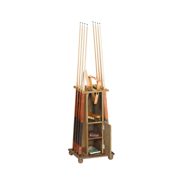 Brunswick Cue Holder Weathered Dark Brown