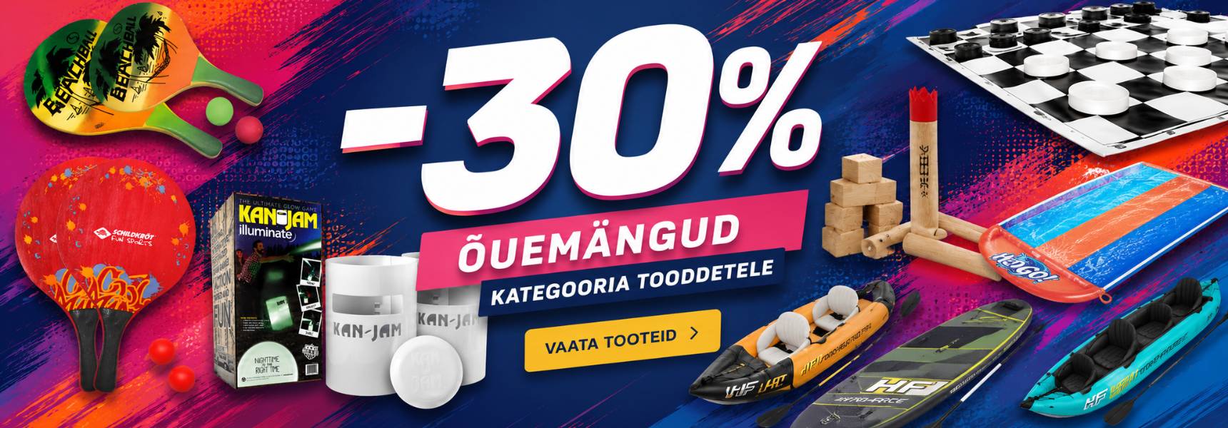 -30% õuemängude kategooria toodetele